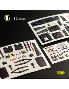 HH-60G Pave Hawk interior 3D decals for Kitty Hawk / Zimimodel kit,...