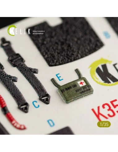 HH-60G Pave Hawk interior 3D decals for Kitty Hawk / Zimimodel kit,...