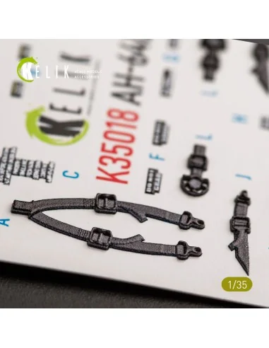 [NO_DESC] AH-64D Apache interior 3D decals for Takom kit, 1/35 - Ke...