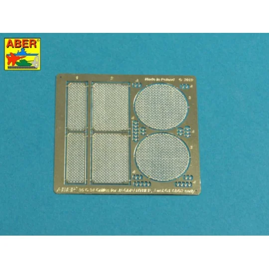 Grilles for Jagdpanther Ausf.G1 early (Meng), 1/35 - Aber Models 35G34