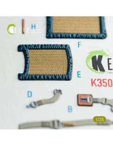 AH-1G Cobra interior 3D decals for ICM kit, 1/35 - Kelik K35021