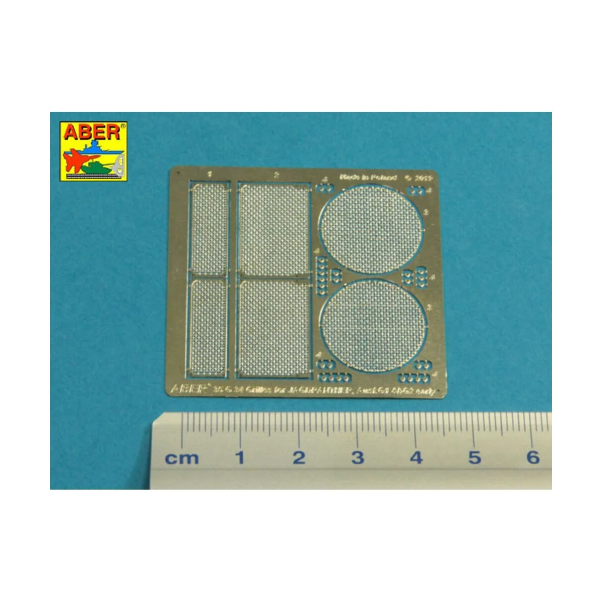 Grilles for Jagdpanther Ausf.G1 early (Meng), 1/35 - Aber Models 35G34