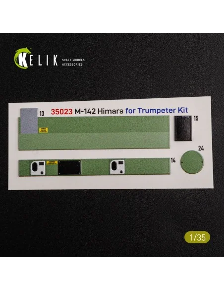 M142 HIMARS - Interior 3D Decal and classic Decal for Trumpeter kit...