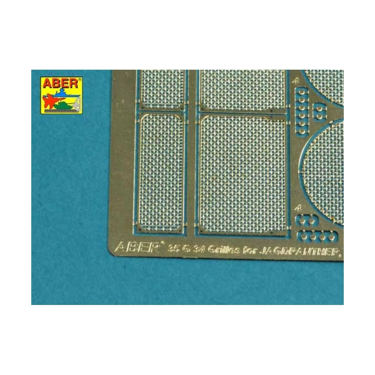 Grilles for Jagdpanther Ausf.G1 early (Meng) - Aber Models 35G34