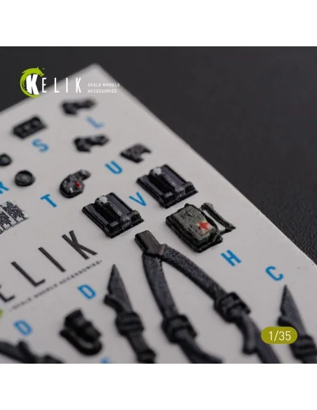 [NO_DESC] AH-64D Apache interior 3D decals for Meng kit, 1/35 - Kel...