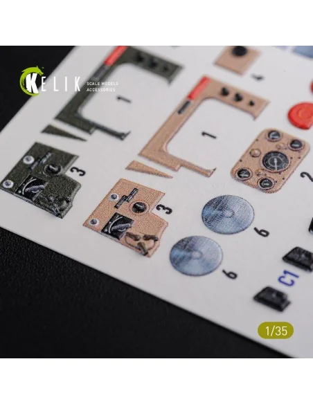 HMMWV M1097 3D Decal for ICM kit, 1/35 - Kelik K35028