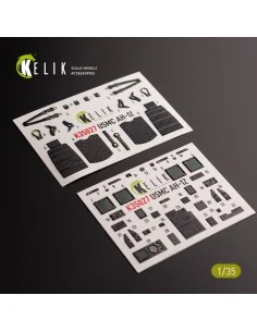 AH-1Z interior 3D decals for Academy kit, 1/35 - Kelik K35027 2