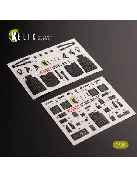 AH-1Z interior 3D decals for Academy kit, 1/35 - Kelik K35027