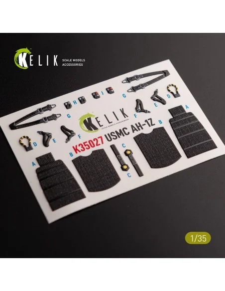 [NO_DESC] AH-1Z interior 3D decals for Academy kit, 1/35 - Kelik K3...