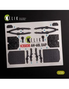 [NO_DESC] AH-60L DAP interior 3D decals for Academy kit, 1/35 - Kel... 2