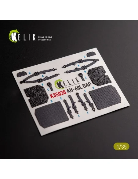 [NO_DESC] AH-60L DAP interior 3D decals for Academy kit, 1/35 - Kel...