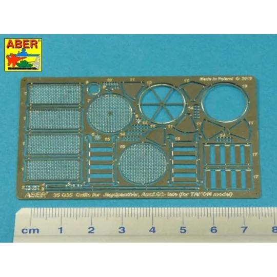 Grilles for Panther, Ausf.G & Jagdpnther, Ausf.G2-late models (Tako...