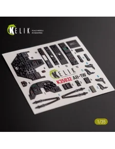 [NO_DESC] AH-1W interior 3D decals for Academy kit, 1/35 - Kelik K3...