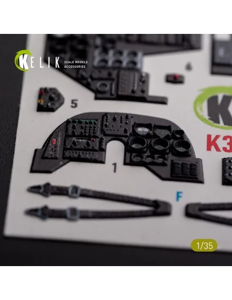 [NO_DESC] AH-1W interior 3D decals for Academy kit, 1/35 - Kelik K3...