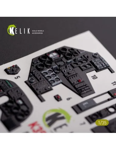 AH-1W interior 3D decals for Academy kit, 1/35 - Kelik K35032