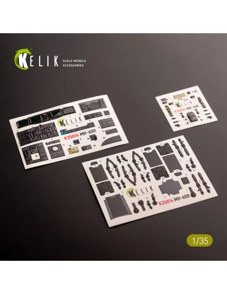 MH-60R interior 3D decals for Kitty Hawk kit, 1/35 - Kelik K35014