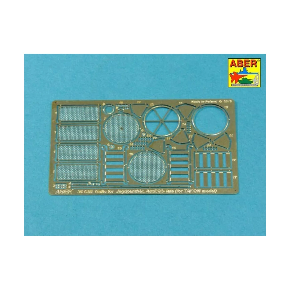 Grilles for Panther, Ausf.G & Jagdpnther, Ausf.G2-late models (Tako...