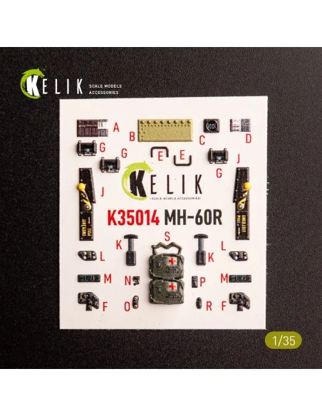 [NO_DESC] MH-60R interior 3D decals for Kitty Hawk kit, 1/35 - Keli...
