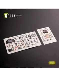 Spitfire Mk.VB - interior 3D decals for Border Models kit, 1/35 - K...