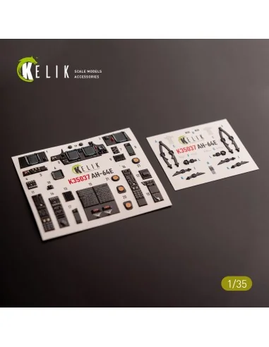 [NO_DESC] AH-64E Apache interior 3D decals for Takom kit, 1/35 - Ke...