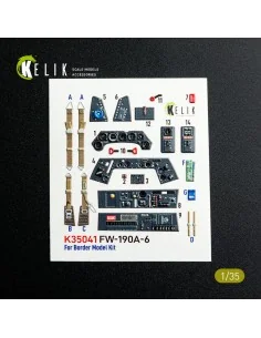 FW-190A-6 - interior 3D decals for Border Models kit, 1/35 - Kelik ...