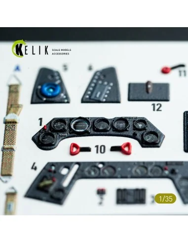 FW-190A-6 - interior 3D decals for Border Models kit, 1/35 - Kelik ...