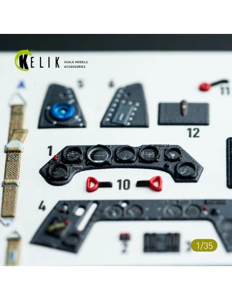 FW-190A-6 - interior 3D decals for Border Models kit, 1/35 - Kelik ...