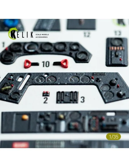 FW-190A-6 - interior 3D decals for Border Models kit, 1/35 - Kelik ...