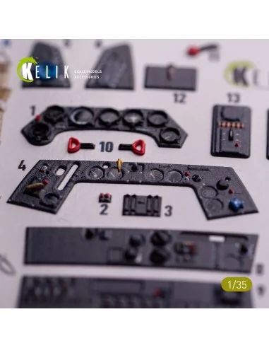 FW-190A-8 - interior 3D decals for Border Models kit, 1/35 - Kelik ...