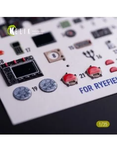M1240A M-ATV - interior 3D decals for RFM kit, 1/35 - Kelik K35043 2
