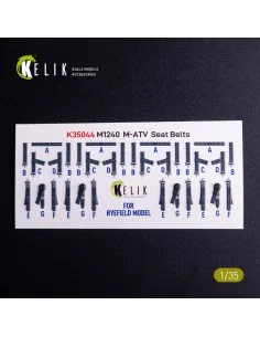 [NO_DESC] M1240A M-ATV seat belts - interior 3D decals for RFM kit,...