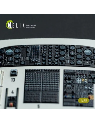 S-64E Skycrane - interior 3D decals for ICM kit, 1/35 - Kelik K35038