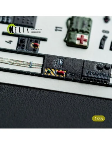 [NO_DESC] S-64E Skycrane - interior 3D decals for ICM kit, 1/35 - K...