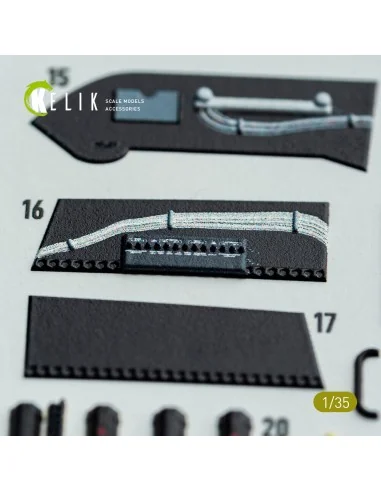S-64E Skycrane - interior 3D decals for ICM kit, 1/35 - Kelik K35038