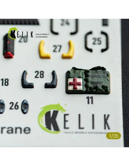 [NO_DESC] S-64E Skycrane - interior 3D decals for ICM kit, 1/35 - K...
