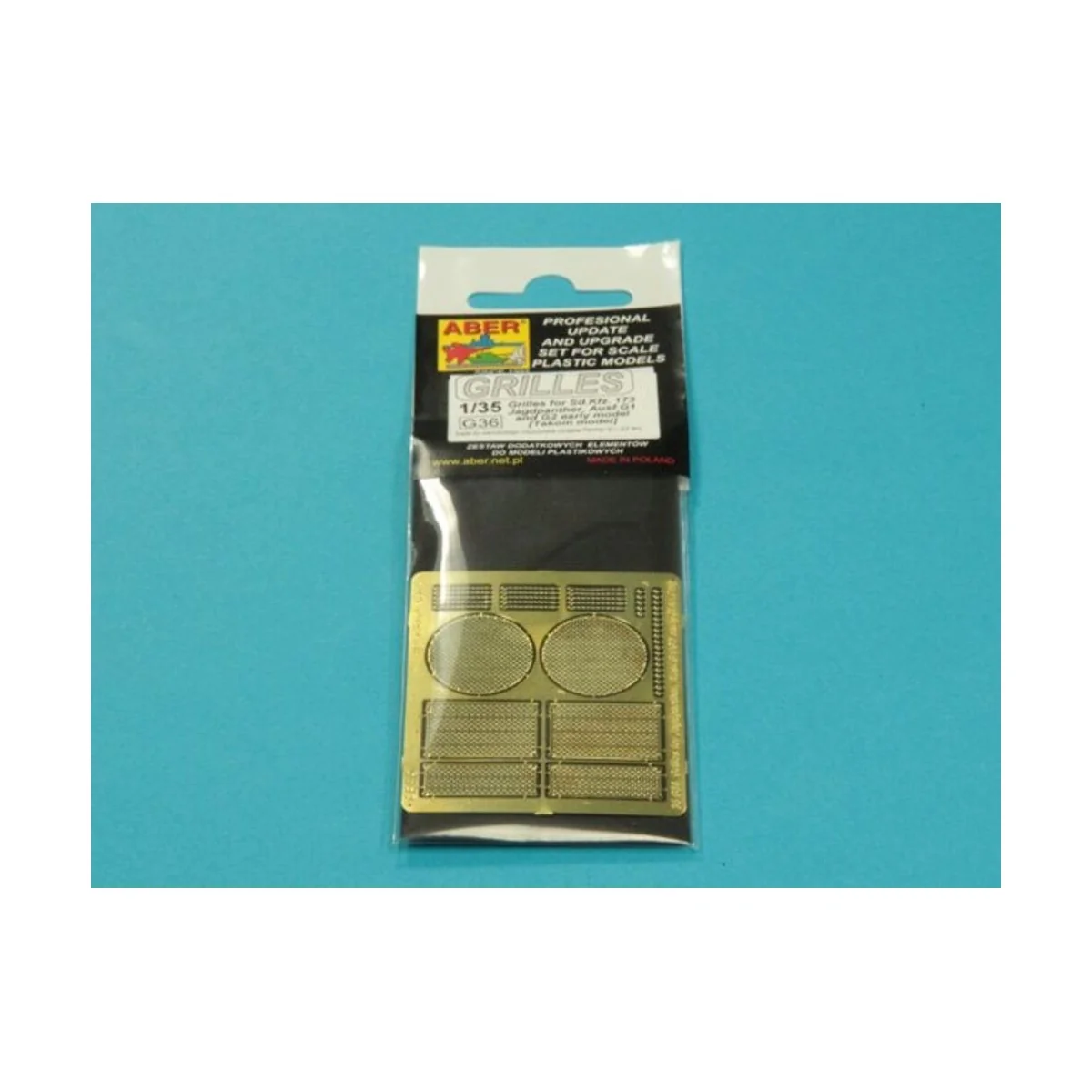 Grilles for Jagdpanther Ausf.G1 & G2 early (Takom), 1/35 - Aber Mod...
