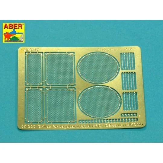 Grilles for Jagdpanther Ausf.G1 & G2 early (Takom), 1/35 - Aber Mod...