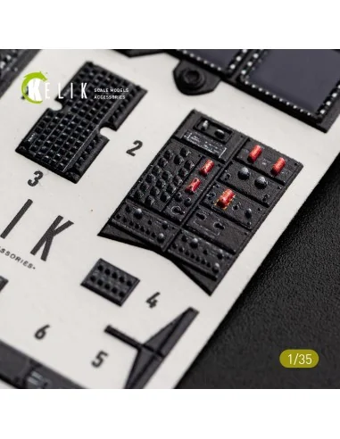 UH-1Y VENOM - interior 3D decals for Trumpeter, 1/35 - Kelik K35046