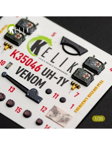 [NO_DESC] UH-1Y VENOM - interior 3D decals for Trumpeter, 1/35 - Ke...