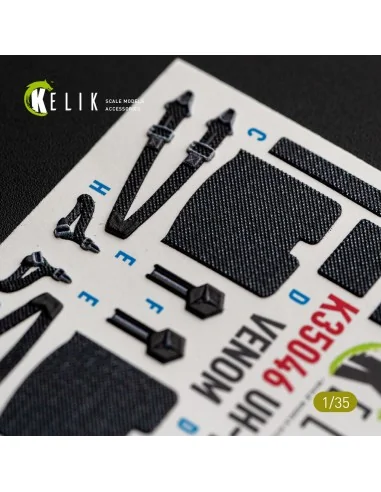 UH-1Y VENOM - interior 3D decals for Trumpeter, 1/35 - Kelik K35046