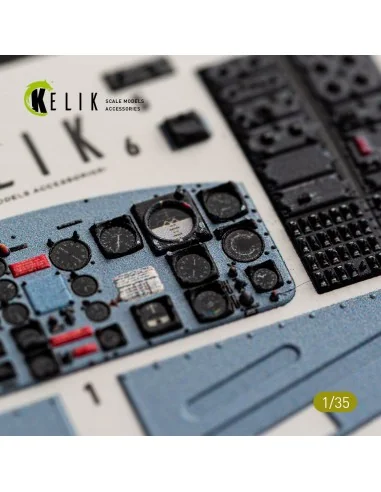 [NO_DESC] UH-1B HUEY - interior 3D decals for Trumpeter, 1/35 - Kel...