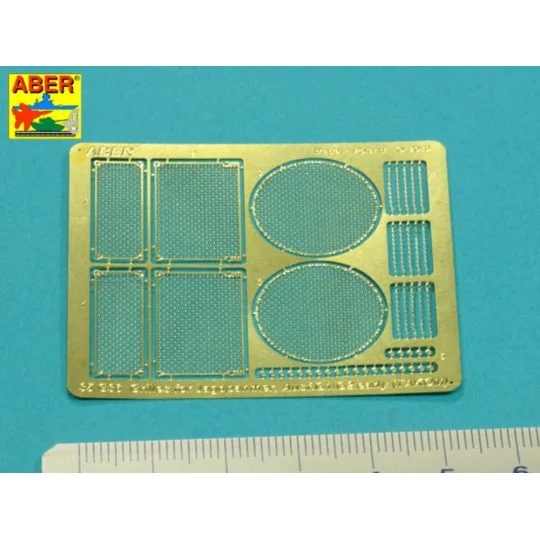 Grilles for Jagdpanther Ausf.G1 & G2 early (Takom) - Aber Models 35G36