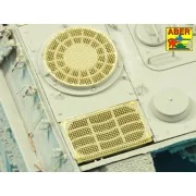 Grilles for Jagdpanther Ausf.G1 & G2 early (Takom) - Aber Models 35G36