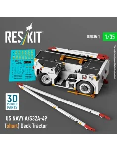 US NAVY A/S32A-49 (short) Deck Tractor (3D Printed model kit), 1/35...