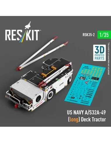 [NO_DESC] US NAVY A/S32A-49 (long) Deck Tractor (3D Printed model k...