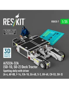 A/S32A-32A (SD-1D, SD-2) Deck Tractor Spotting dolly with driver (U...