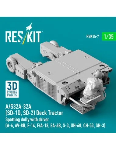 A/S32A-32A (SD-1D, SD-2) Deck Tractor Spotting dolly with driver (U...