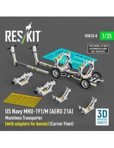 US NAVY MHU-191/M (AERO 21A) Munitions Transporter (with adapters f...