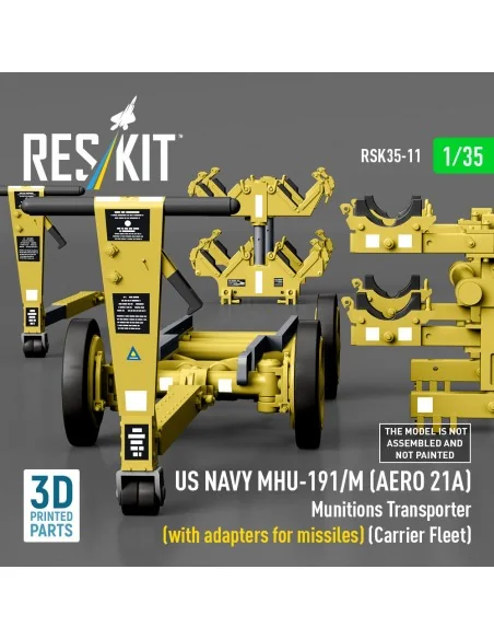 US NAVY MHU-191/M (AERO 21A) Munitions Transporter (with adapters f...