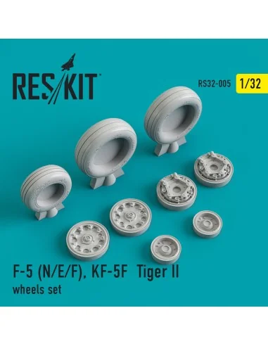 F-5 (N, E, F) Tiger II/KF-5F wheels set, 1/32 - ResKit Models RS32-...